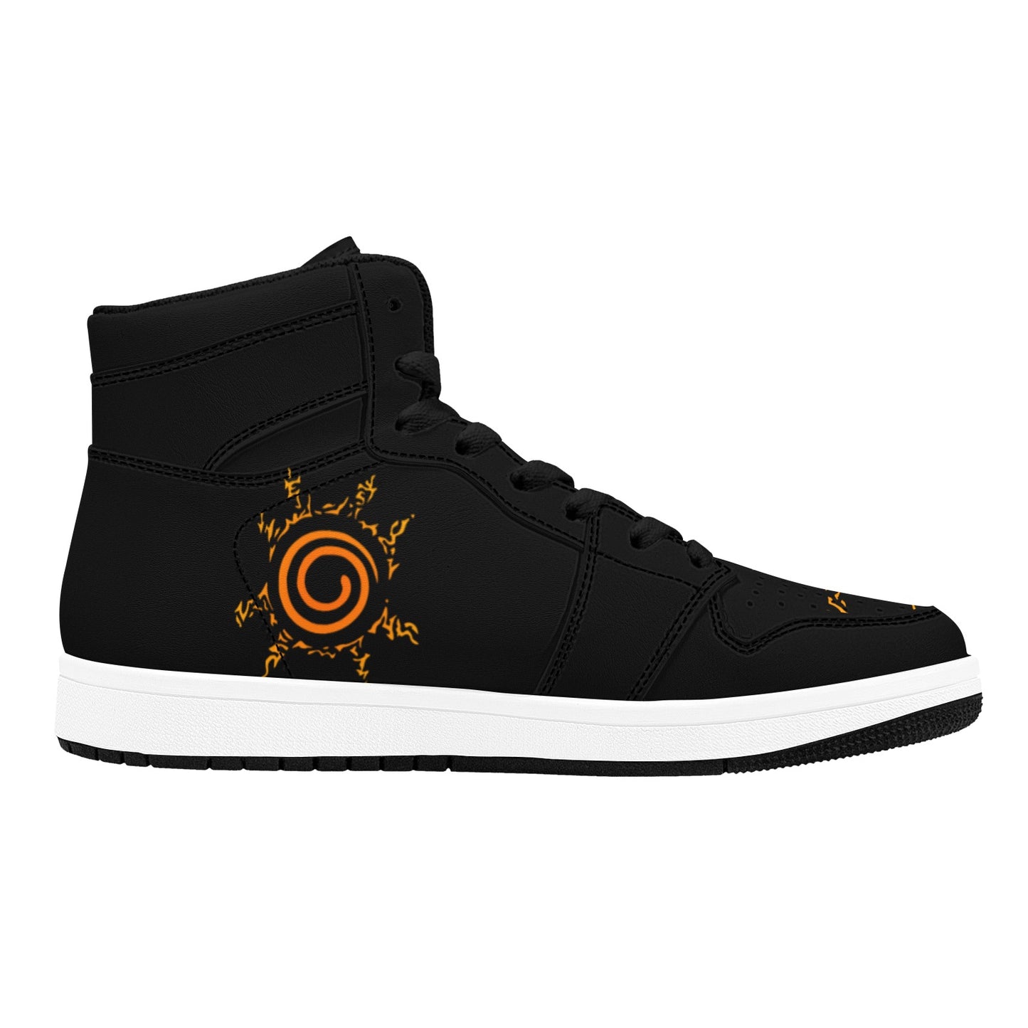 Black High Top Sneakers Inspired Anime High Top Sneakers Men's Hip Top Sneakers