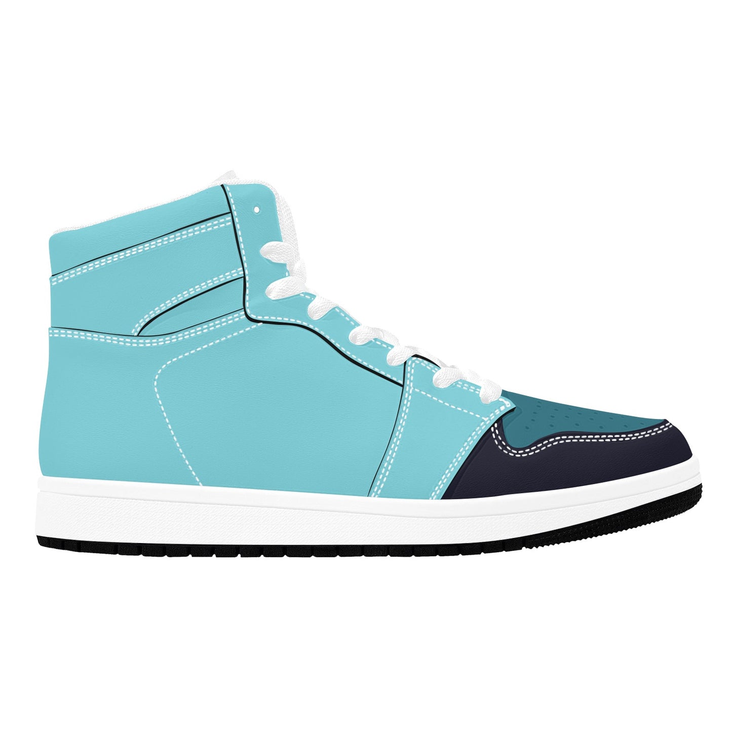 Blue High Top Sneakers Light Blue Dark Blue High Top Sneakers Men's High Top Sneakers