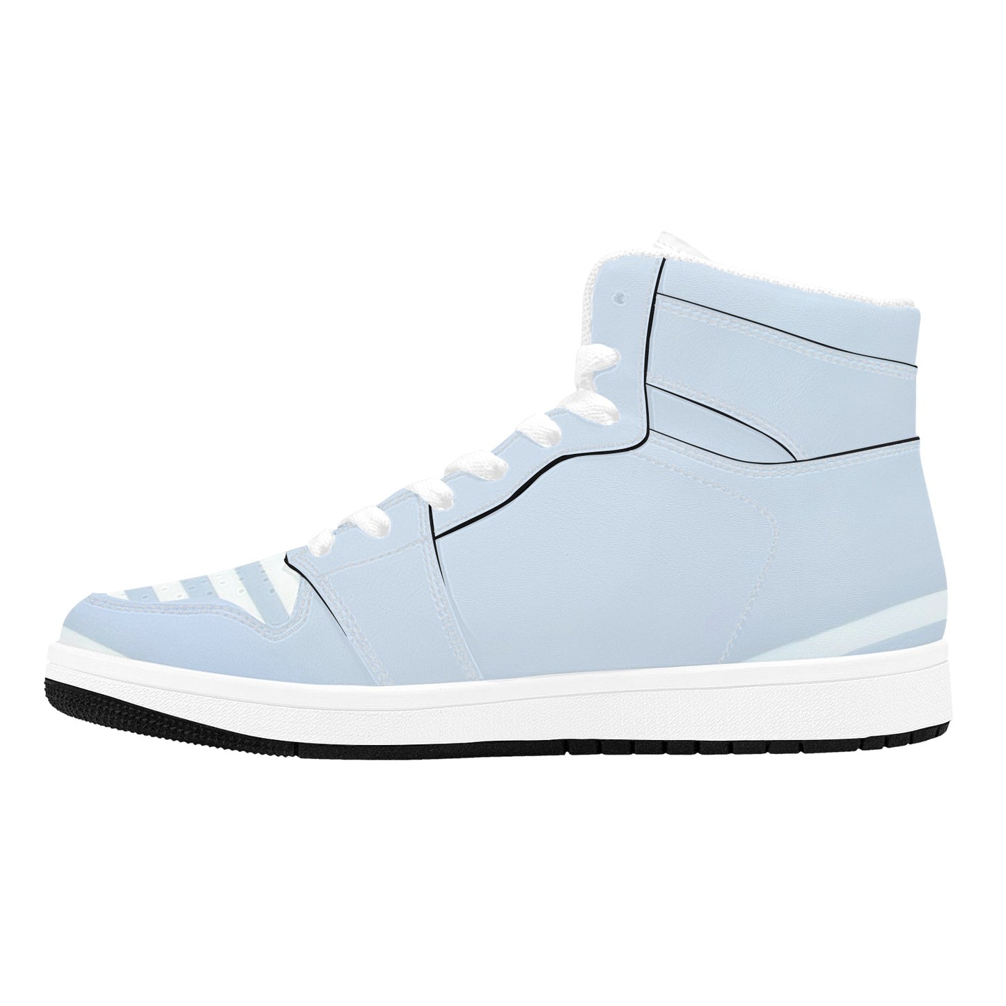 Blue High Top Sneakers Light Bleu High Top Sneakers Men's High Top Sneakers