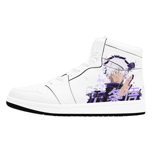 White High Top Sneakers Anime Inspired High Top Sneakers Men's High Top Sneakers