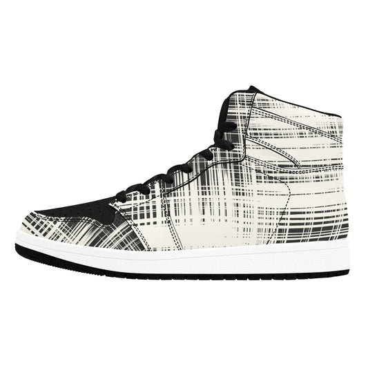 High Top Sneakers Black and White High Top Sneakers Men's High Top Sneakers