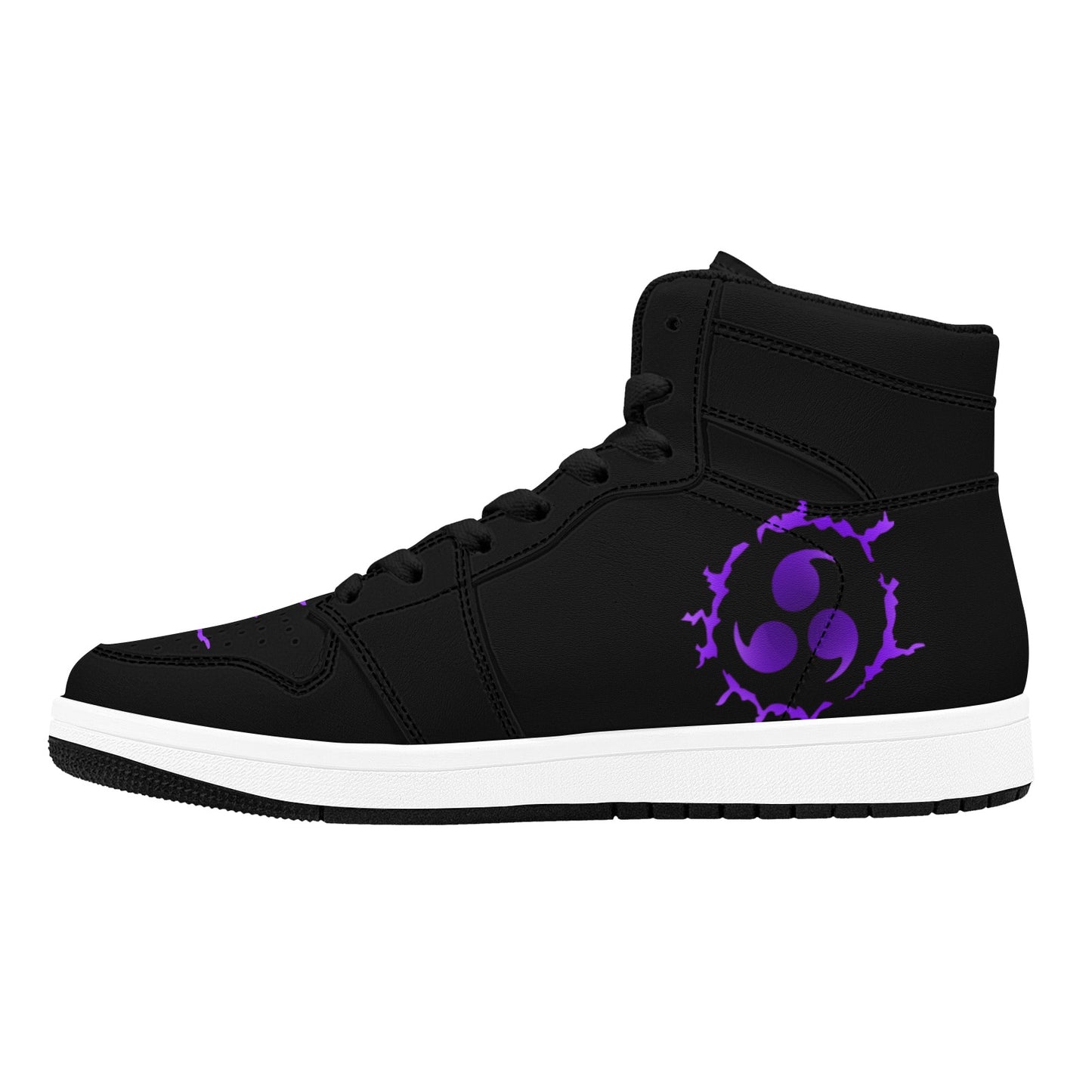 Black High Top Sneakers Inspired Anime High Top Sneakers Men's Hip Top Sneakers