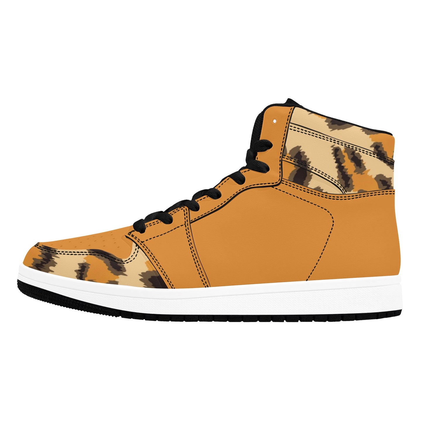 High Top Sneakers Men's High Top Sneakers Leopard Print Men's High Top Sneakers