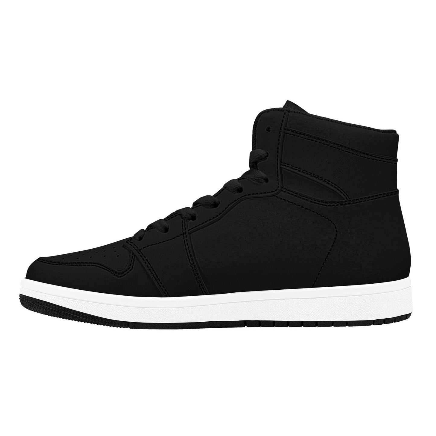 Black High Top Sneakers Anime Inspired High Top Sneakers Men's High Top Sneakers