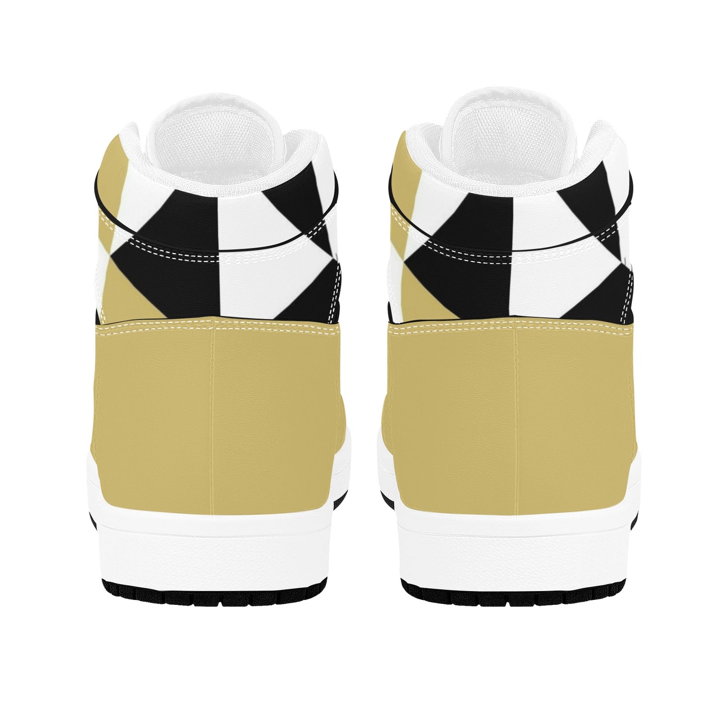 Beige High Top Sneakers Beige Black White High Top Sneakers Men's High Top Sneakers