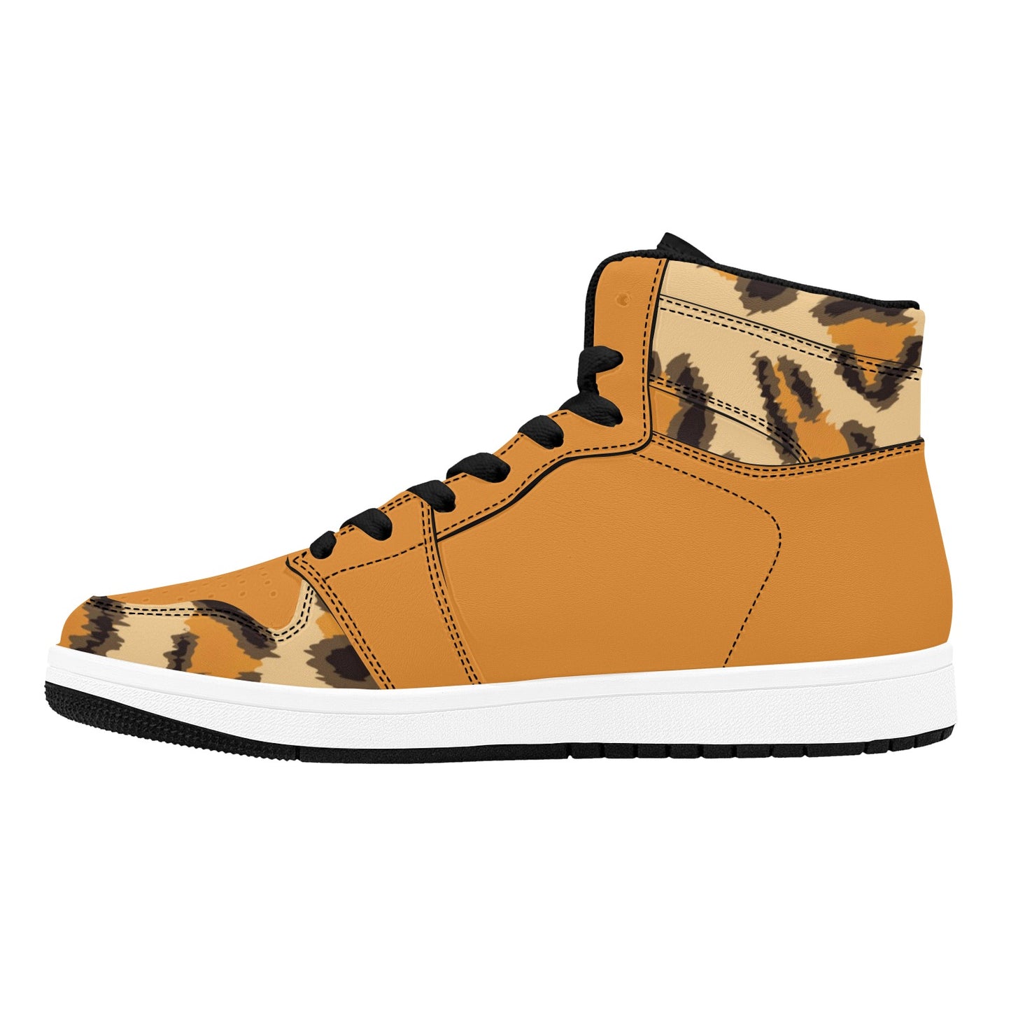 High Top Sneakers Men's High Top Sneakers Leopard Print Men's High Top Sneakers