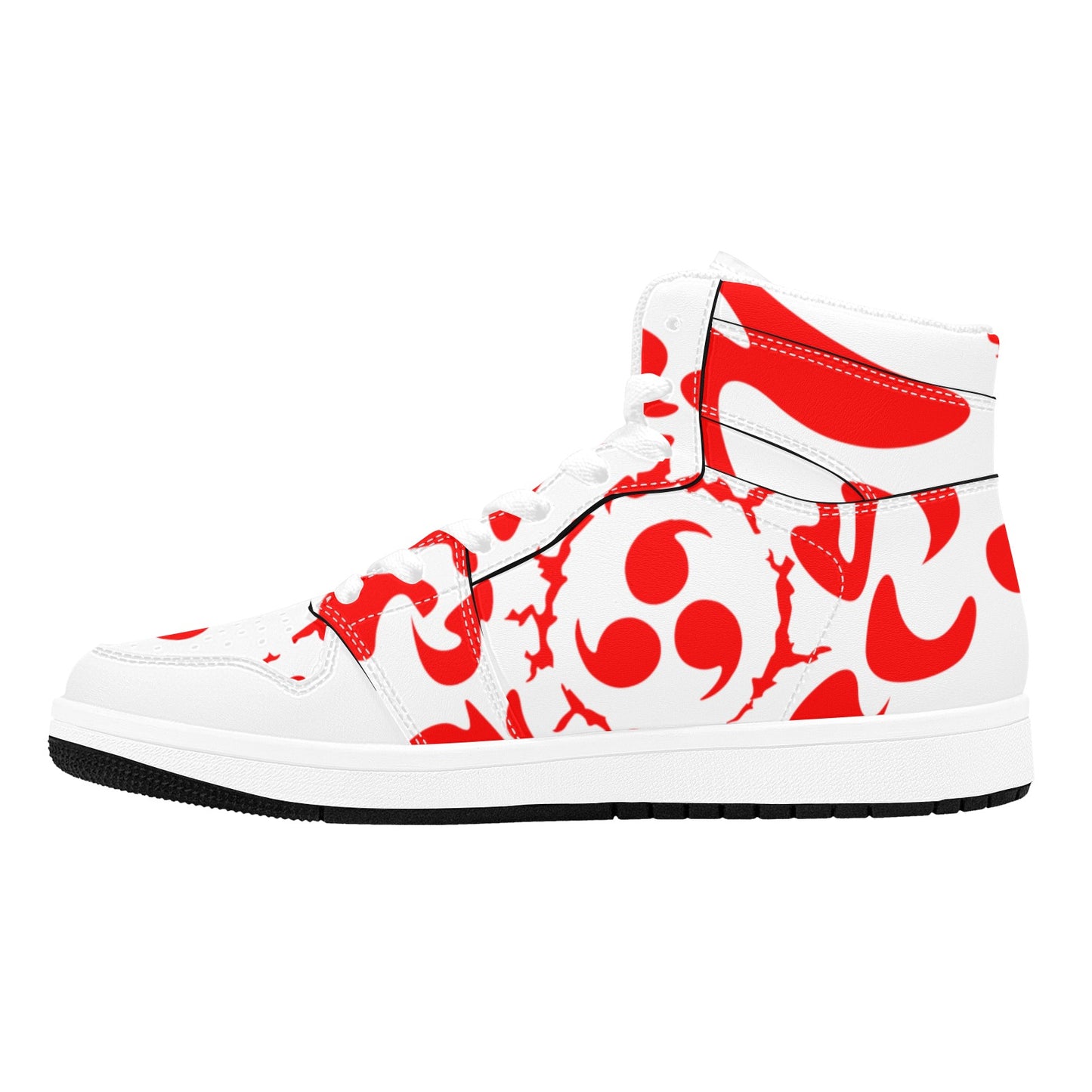 White High Top Sneakers, White Sneakers Shoes for Men, White Sneakers and Athletic Shoes, Custom Men Sneakers, Can Be Customized Sneakers Shoes