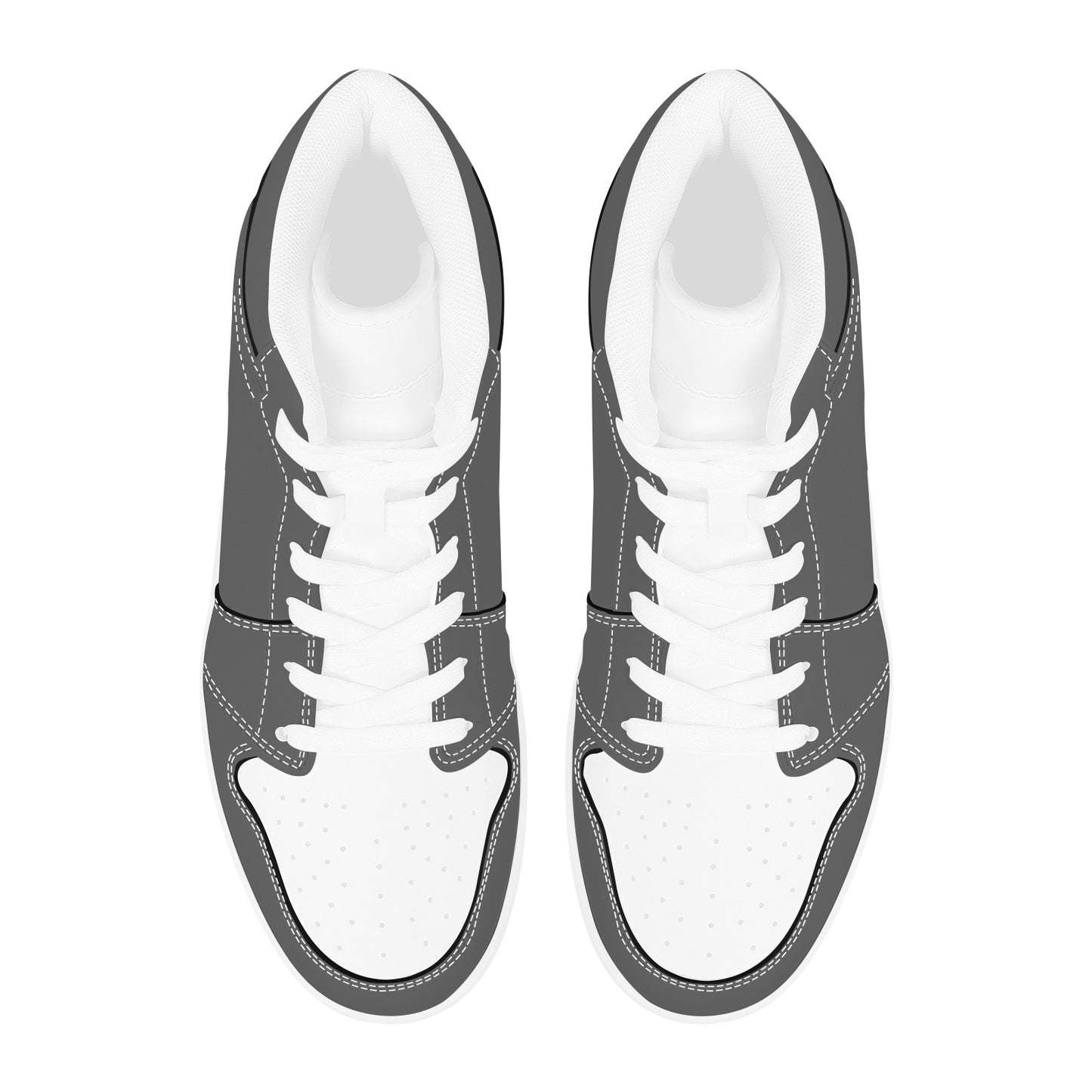 Gray High Top Sneakers Gray and White High Top Sneakers Men's High Top Sneakers